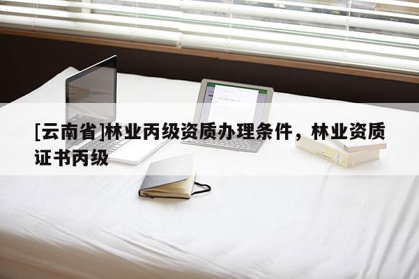 [云南省]林業丙級資質辦理條件，林業資質證書丙級