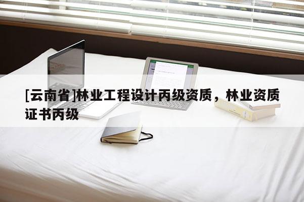 [云南省]林業工程設計丙級資質，林業資質證書丙級