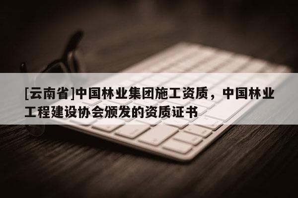 [云南省]中國林業(yè)集團(tuán)施工資質(zhì)，中國林業(yè)工程建設(shè)協(xié)會頒發(fā)的資質(zhì)證書