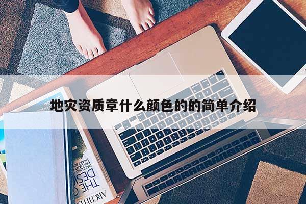 地災資質章什么顏色的的簡單介紹
