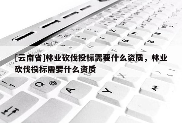 [云南省]林業砍伐投標需要什么資質，林業砍伐投標需要什么資質