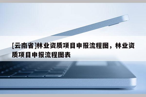 [云南省]林業資質項目申報流程圖，林業資質項目申報流程圖表