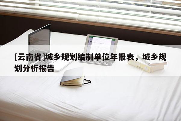 [云南省]城鄉(xiāng)規(guī)劃編制單位年報表，城鄉(xiāng)規(guī)劃分析報告