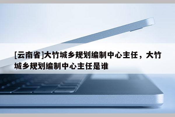 [云南省]大竹城鄉規劃編制中心主任，大竹城鄉規劃編制中心主任是誰