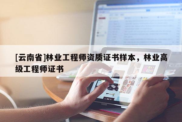 [云南省]林業(yè)工程師資質(zhì)證書(shū)樣本，林業(yè)高級(jí)工程師證書(shū)
