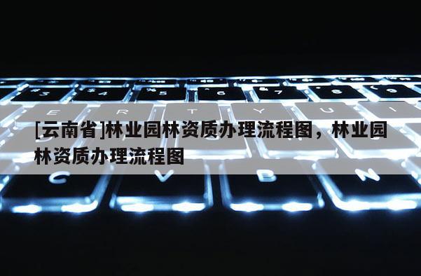 [云南省]林業園林資質辦理流程圖，林業園林資質辦理流程圖