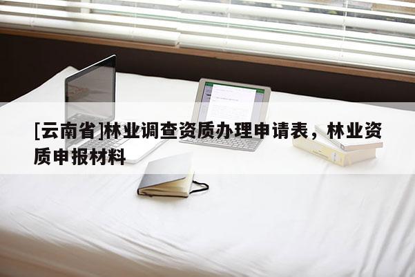 [云南省]林業調查資質辦理申請表，林業資質申報材料