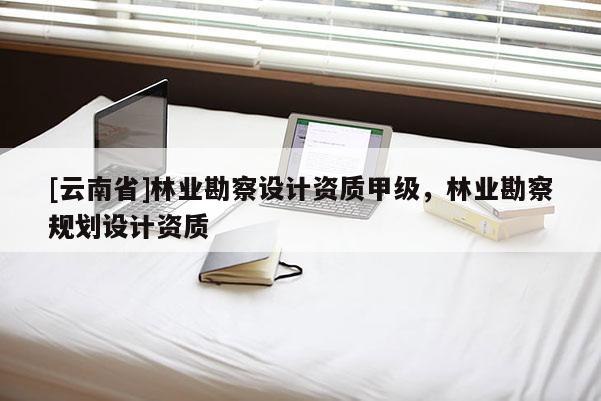 [云南省]林業勘察設計資質甲級，林業勘察規劃設計資質