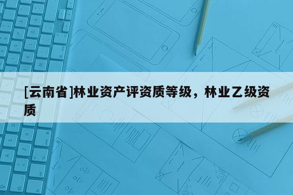 [云南省]林業資產評資質等級，林業乙級資質
