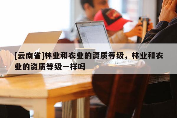 [云南省]林業和農業的資質等級，林業和農業的資質等級一樣嗎