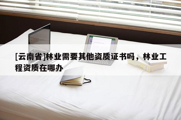 [云南省]林業(yè)需要其他資質證書嗎，林業(yè)工程資質在哪辦