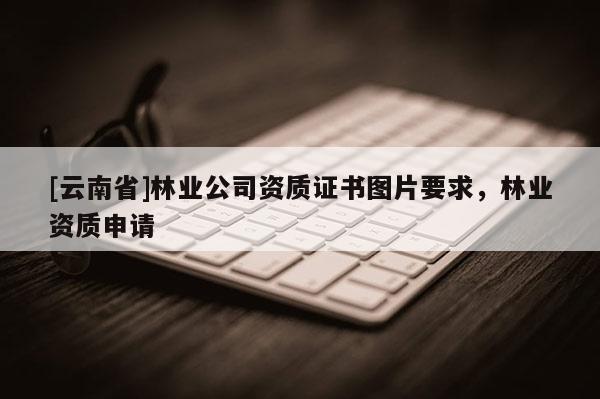 [云南省]林業(yè)公司資質證書圖片要求，林業(yè)資質申請
