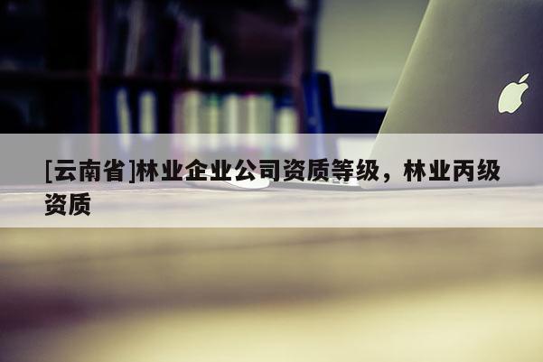 [云南省]林業企業公司資質等級，林業丙級資質
