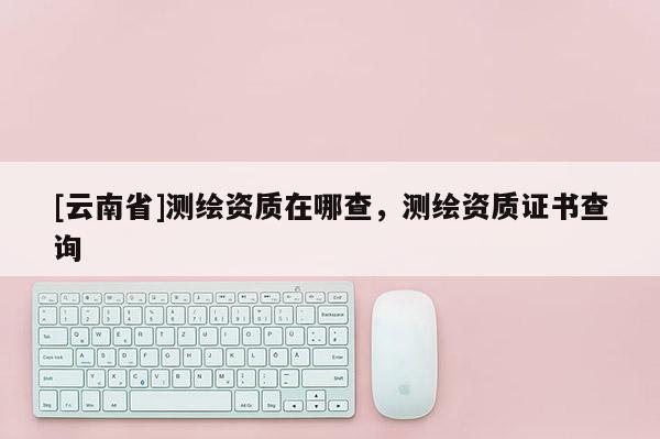 [云南省]測繪資質在哪查，測繪資質證書查詢