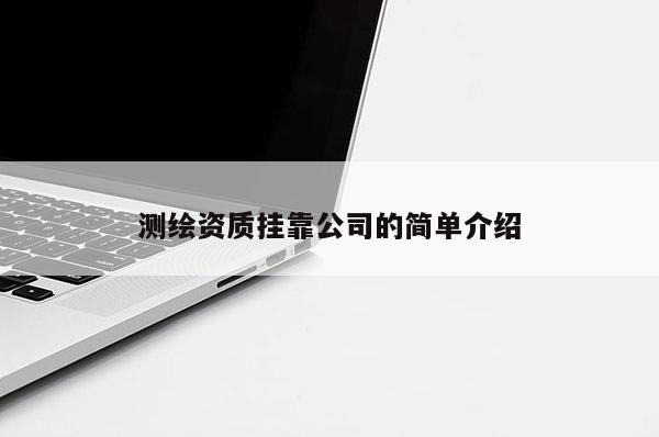 測繪資質掛靠公司的簡單介紹
