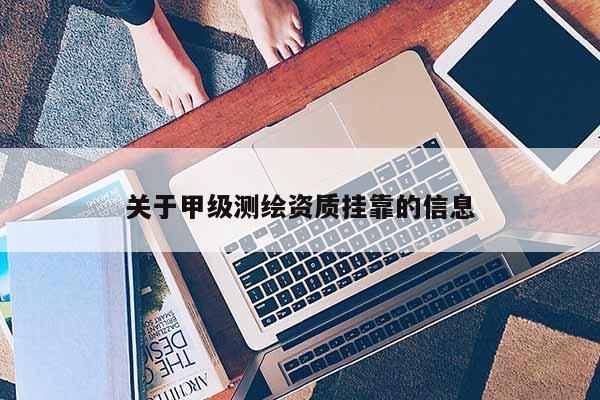 關于甲級測繪資質掛靠的信息