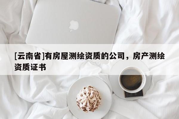 [云南省]有房屋測繪資質的公司，房產測繪資質證書