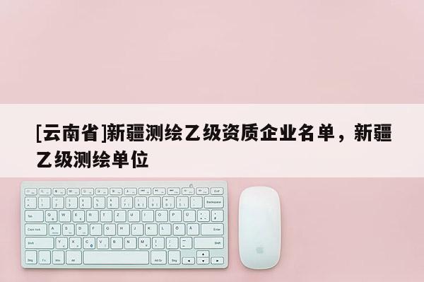 [云南省]新疆測繪乙級資質企業名單，新疆乙級測繪單位