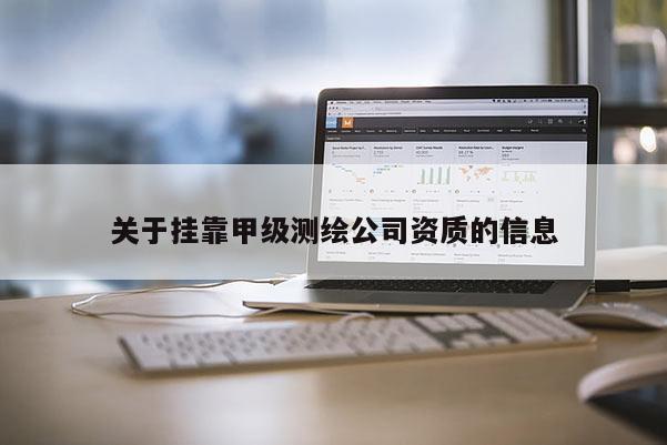 關于掛靠甲級測繪公司資質的信息