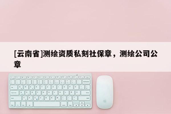 [云南省]測繪資質私刻社保章，測繪公司公章