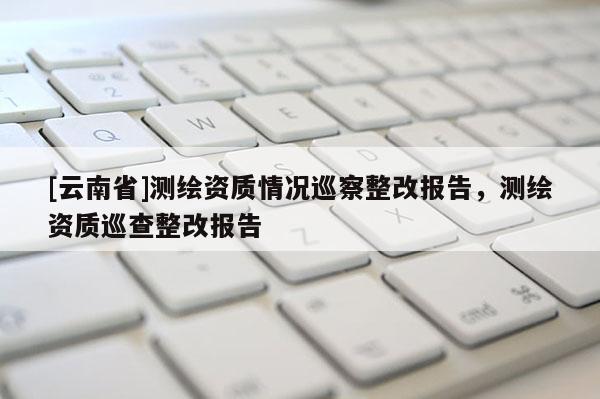 [云南省]測繪資質情況巡察整改報告，測繪資質巡查整改報告
