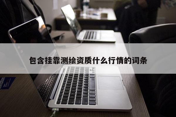 包含掛靠測繪資質什么行情的詞條